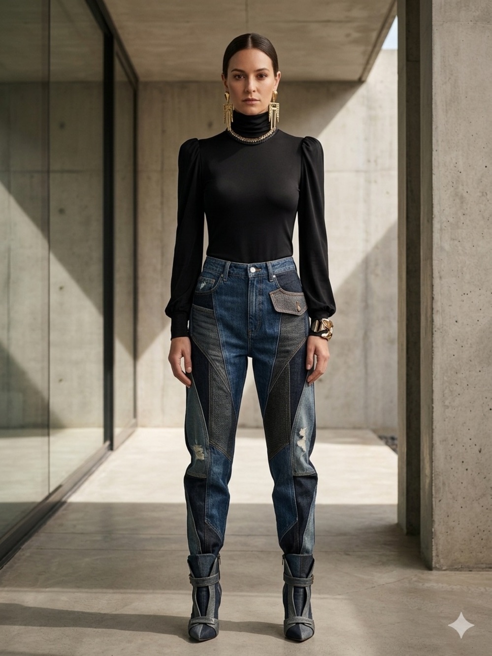 Intimately agree People Open Back Long-Sleeve Turtleneck Bodysuit